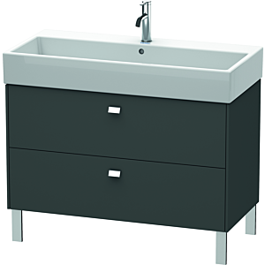 Duravit Brioso Duravit Brioso BR443601049 984x459mm, Graphite Matt , 2 Graphite Matt , chrome handle