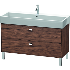 Duravit Brioso Duravit Brioso BR443701021 1184x459mm, Walnut Dark / chrome, 2 pull-outs