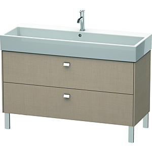 Duravit Brioso Duravit BR443701075 1184x459mm, Lin , 2 Lin , poignée chromée