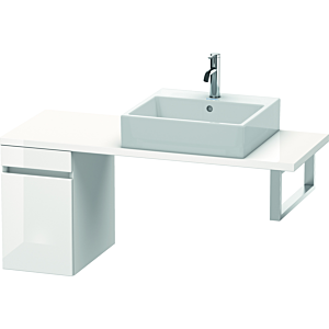 Duravit DuraStyle vasque match0 DS532002243 30 x 47,8 cm, blanc brillant / basalte mat, pour console, coulissant 2000