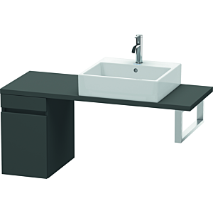 Duravit DuraStyle vasque match0 DS532004949 30 x 47,8 cm, graphite mat, pour console, coulissant 2000