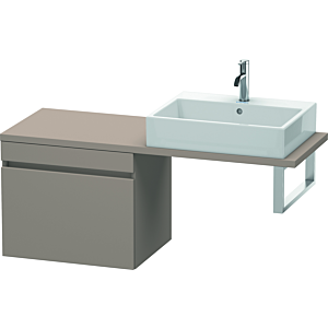 Duravit DuraStyle vasque DS532304343 60 x 47,8 cm, basalte mat, pour console, coulissant 2000