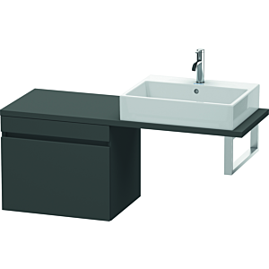 Duravit DuraStyle vanity unit DS532304949 60 x 47.8 cm, matt graphite, for console, 2000 pull-out