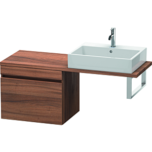 Duravit DuraStyle Waschtisch-Unterschrank DS532307979 60 x 47,8 cm, nussbaum natur, für Konsole, 1 Auszug