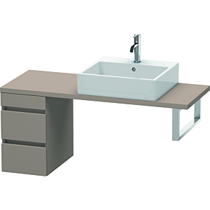 Duravit DuraStyle vanity unit DS532504343 30 x 47.8 cm, basalt matt, for console, 2 drawers