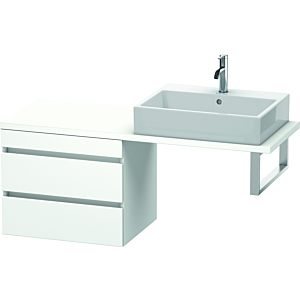 Duravit DuraStyle Waschtisch-Unterschrank DS532801818 60 x 47,8 cm, weiß matt, für Konsole, 2 Schubkästen