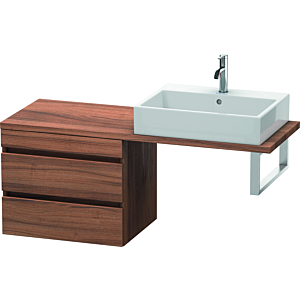 Duravit DuraStyle vasque DS532807979 60 x 47,8 cm, noyer naturel, pour console, 2 tiroirs