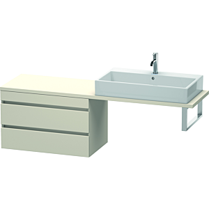 Duravit DuraStyle vanity unit DS532909191 80 x 47.8 cm, taupe, for console, 2 drawers