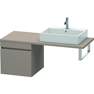Duravit DuraStyle vanity unit DS533204343 50 x 54.8 cm, basalt matt, for console, 2000 pull-out