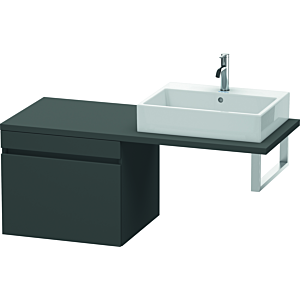 Duravit DuraStyle vanity unit DS533304949 60 x 54.8 cm, matt graphite, for console, 2000 pull-out