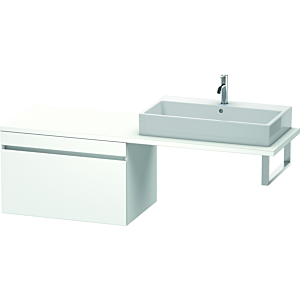 Duravit DuraStyle Waschtisch-Unterschrank DS533401818 80 x 54,8 cm, weiß matt, für Konsole, 1 Auszug