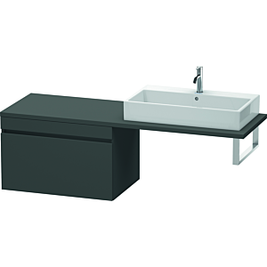 Duravit DuraStyle vanity unit DS533404949 80 x 54.8 cm, matt graphite, for console, 2000 pull-out