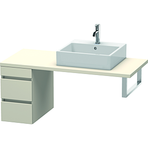 Duravit DuraStyle Waschtisch-Unterschrank DS533509191 30 x 54,8 cm, taupe, für Konsole, 2 Schubkästen