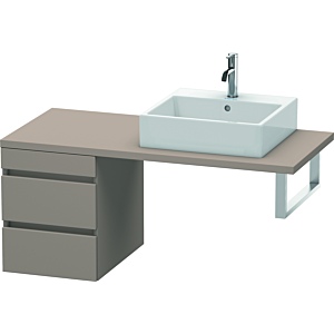 Duravit DuraStyle vanity unit DS533604343 40 x 54.8 cm, basalt matt, for console, 2 drawers