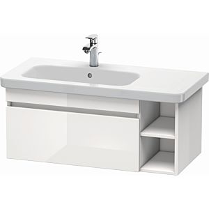 Duravit DuraStyle Waschtisch-Unterschrank DS639709143 93 x 44,8 cm, Becken links, taupe/basalt matt, 1 Auszug