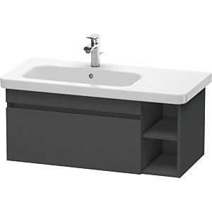 Duravit DuraStyle Waschtischunterbau DS639704949 Graphit Matt, 93x44,8x39,8cm, Becken links