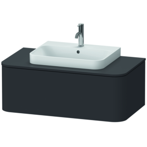 Duravit Happy D.2 Duravit Happy D.2 HP493108080 35.4 x 100 x 55 cm, 2000 pull-out, console, for furniture washbasin, graphite super matt