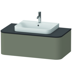 Duravit Happy D.2 Duravit match0 HP493109292 35,4 x 100 x 55 cm, coulissant 2000 , console, pour meuble vasque, finition gris pierre satiné