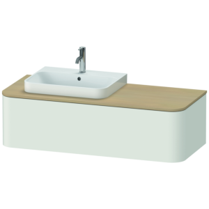 Duravit Happy D.2 Duravit Happy D.2 HP4932L3939 35.4 x 130 x 55 cm, 2000 pull-out, for furniture washbasin, left, nordic white satin finish