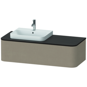 Duravit Happy D.2 Duravit Happy D.2 HP4932L7575 35.4 x 130 x 55 cm, 2000 pull-out, for furniture washbasin, left, linen