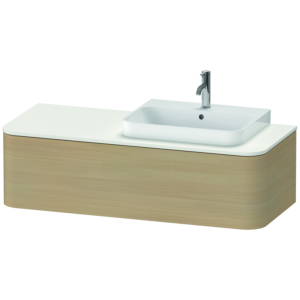 Duravit Happy D.2 Duravit Happy D.2 HP4932R7171 35.4 x 130 x 55 cm, 2000 pull-out, for furniture washbasin, right, Mediterranean oak