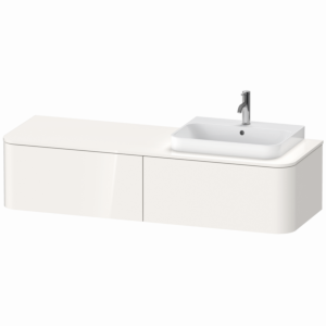 Duravit Happy D.2 Duravit Happy D.2 HP4934R2222 35.4 x 160 x 55 cm, 2 pull-outs, for furniture washbasin, right, white high gloss