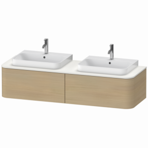 Duravit Happy D.2 Duravit Happy D.2 HP4936B7171 35.4 x 160 x 55 cm, 2 pull-outs, for furniture washbasin, double-sided, Mediterranean oak