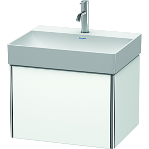 Duravit XSquare Waschtisch-Unterschrank XS406101818, 58,4 x 46 cm, weiß matt, 1 Auszug, wandhängend