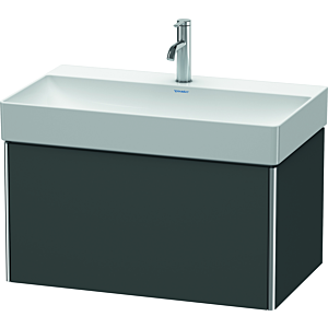Duravit XSquare Waschtisch-Unterschrank XS406204949 78,4x39,7x46cm, 1 Auszug, Graphit matt
