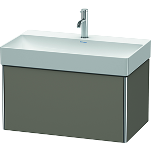 Duravit XSquare Waschtisch-Unterschrank XS406209090 78,4x39,7x46cm, 1 Auszug, Flannel Grey seidenmatt