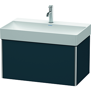 Duravit XSquare Waschtisch-Unterschrank XS406209898 78,4x39,7x46cm, 1 Auszug, Nachtblau seidenmatt