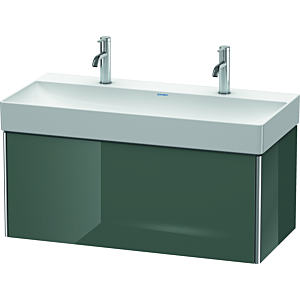 Duravit XSquare XS406303838 98,4x39,7x46cm, coulissant 2000 , Dolomiti Grey brillant