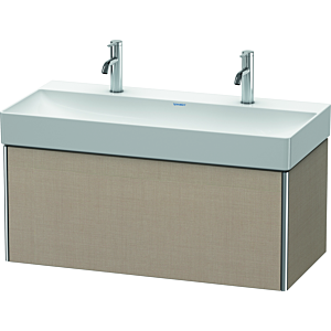 Duravit XSquare Waschtisch-Unterschrank XS406307575 98,4x39,7x46cm, 1 Auszug, Leinen