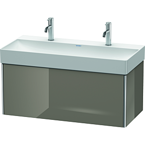 Duravit XSquare XS406308989 98,4x39,7x46cm, coulissant 2000 , gris flanelle brillant