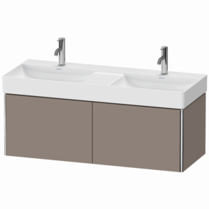 Duravit XSquare Duravit XS406404343 118,4x39,7x46cm, 2 coulissants, basalte mat