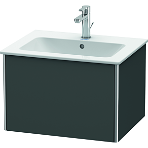 Duravit XSquare Waschtisch-Unterschrank XS407104949 61x40x47,8cm, 1 Auszug, Graphit matt