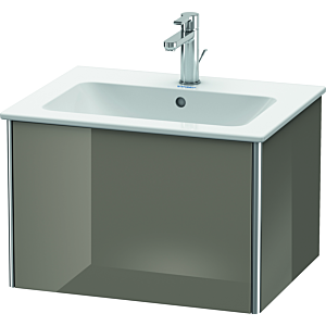 Duravit XSquare Duravit XS407108989 61x40x47.8cm, 2000 coulissant, gris flanelle brillant