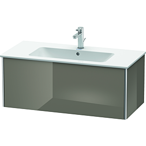 Duravit XSquare Waschtisch-Unterschrank XS407308989 101x40x47,8cm, 1 Auszug, Flannel Grey hochglanz