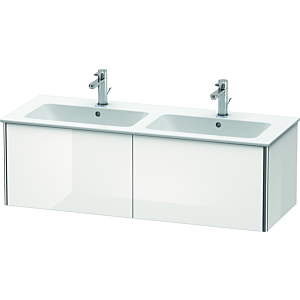 Duravit XSquare Duravit XS407502222 128x40x47.8cm, 2 coulissants, blanc brillant