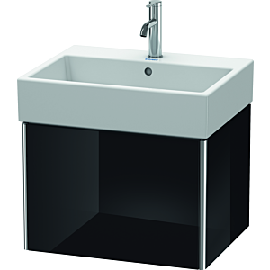 Duravit XSquare Waschtisch-Unterschrank XS409304040 58,4x39,7x46cm, 1 Auszug, schwarz hochglanz