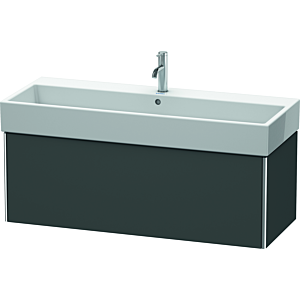 Duravit XSquare Waschtisch-Unterschrank XS409704949 118,4x39,7x46cm, 1 Auszug, Graphit matt