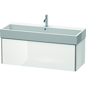 Duravit XSquare Waschtisch-Unterschrank XS409708585 118,4x39,7x46cm, 1 Auszug, weiß hochglanz