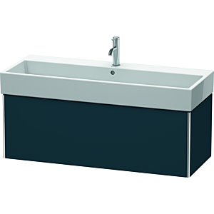 Duravit XSquare Waschtisch-Unterschrank XS409709898 118,4x39,7x46cm, 1 Auszug, Nachtblau seidenmatt