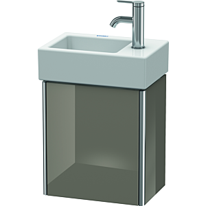 Duravit XSquare Waschtisch-Unterschrank XS4099L8989 36,4x39,7x24cm, Tür links, Flannel Grey hochglanz