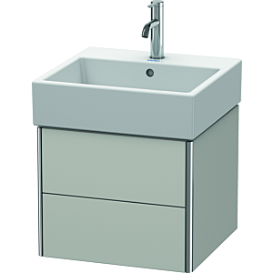 Duravit XSquare Waschtisch-Unterschrank XS419200707 48,4x39,7x46cm, 2 Schubkästen, Betongrau matt