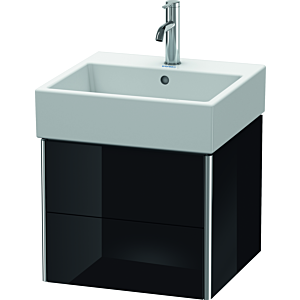 Duravit XSquare Duravit XS419204040 48,4x39,7x46cm, 2 tiroirs, noir brillant