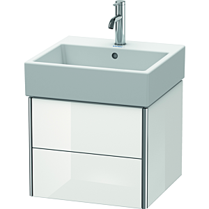 Duravit XSquare Duravit XS419208585 48,4x39,7x46cm, 2 tiroirs, blanc brillant