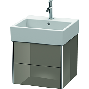 Duravit XSquare Duravit XS419208989 48,4x39,7x46cm, 2 tiroirs, gris flanelle brillant
