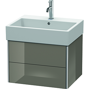 Duravit XSquare Duravit XSquare XS419308989 58.4x39.7x46cm, 2 drawers, flannel gray high gloss