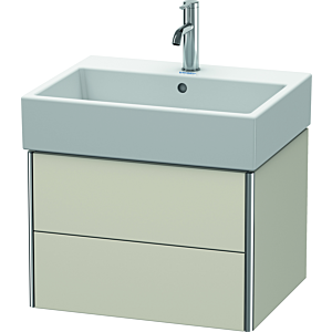 Duravit XSquare Waschtisch-Unterschrank XS419309191 58,4x39,7x46cm, 2 Schubkästen, Taupe
